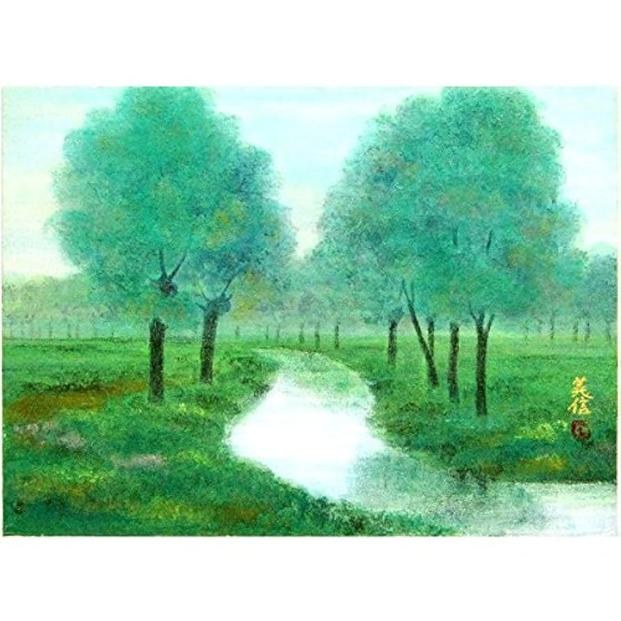日本画　南義信作 Yahoo!オークション - 真作 南義信 日本画「望岳」画寸53cm×41cm